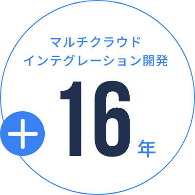 マルチクラウドインテグレーション開発16年以上